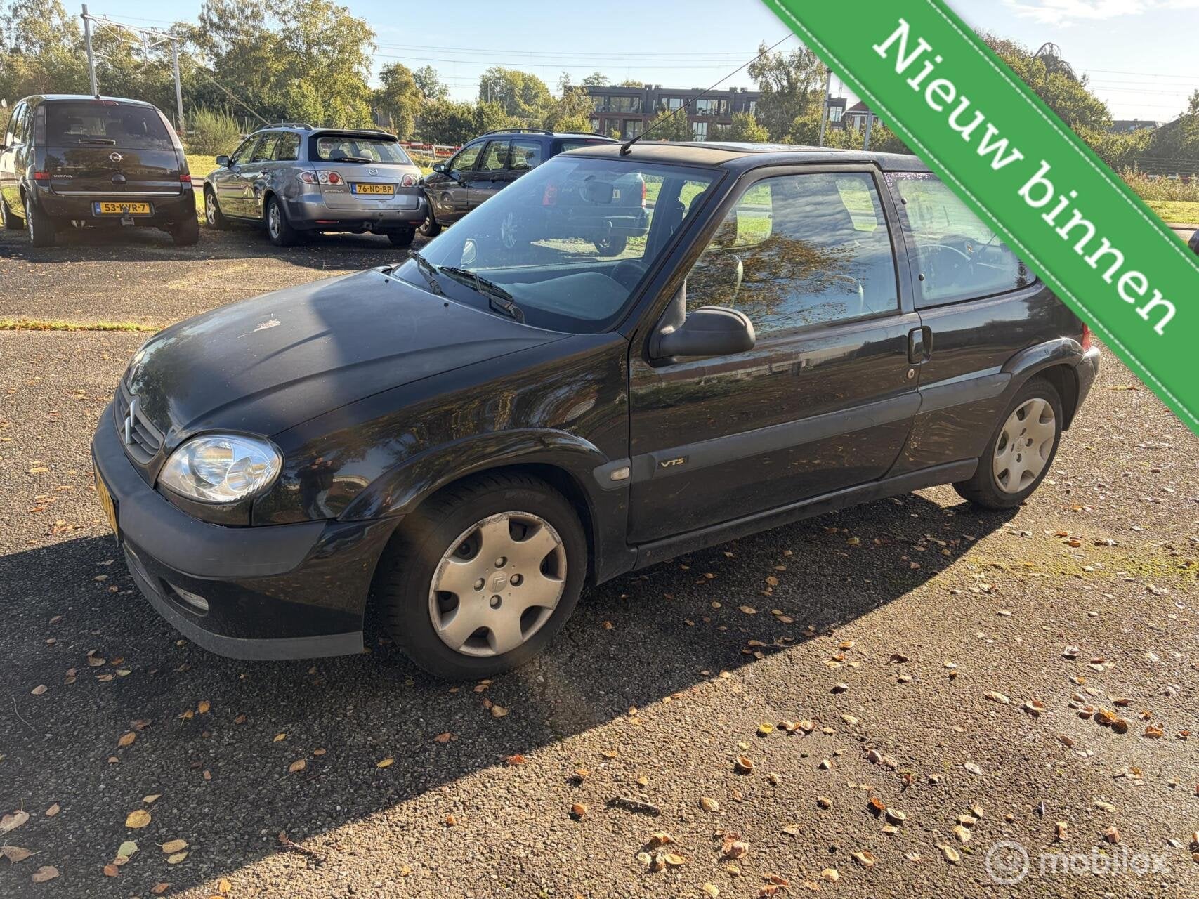 Citroen Saxo 1.4i VTS, 455 kg, 4 cilinders, Saxo, Zwart
