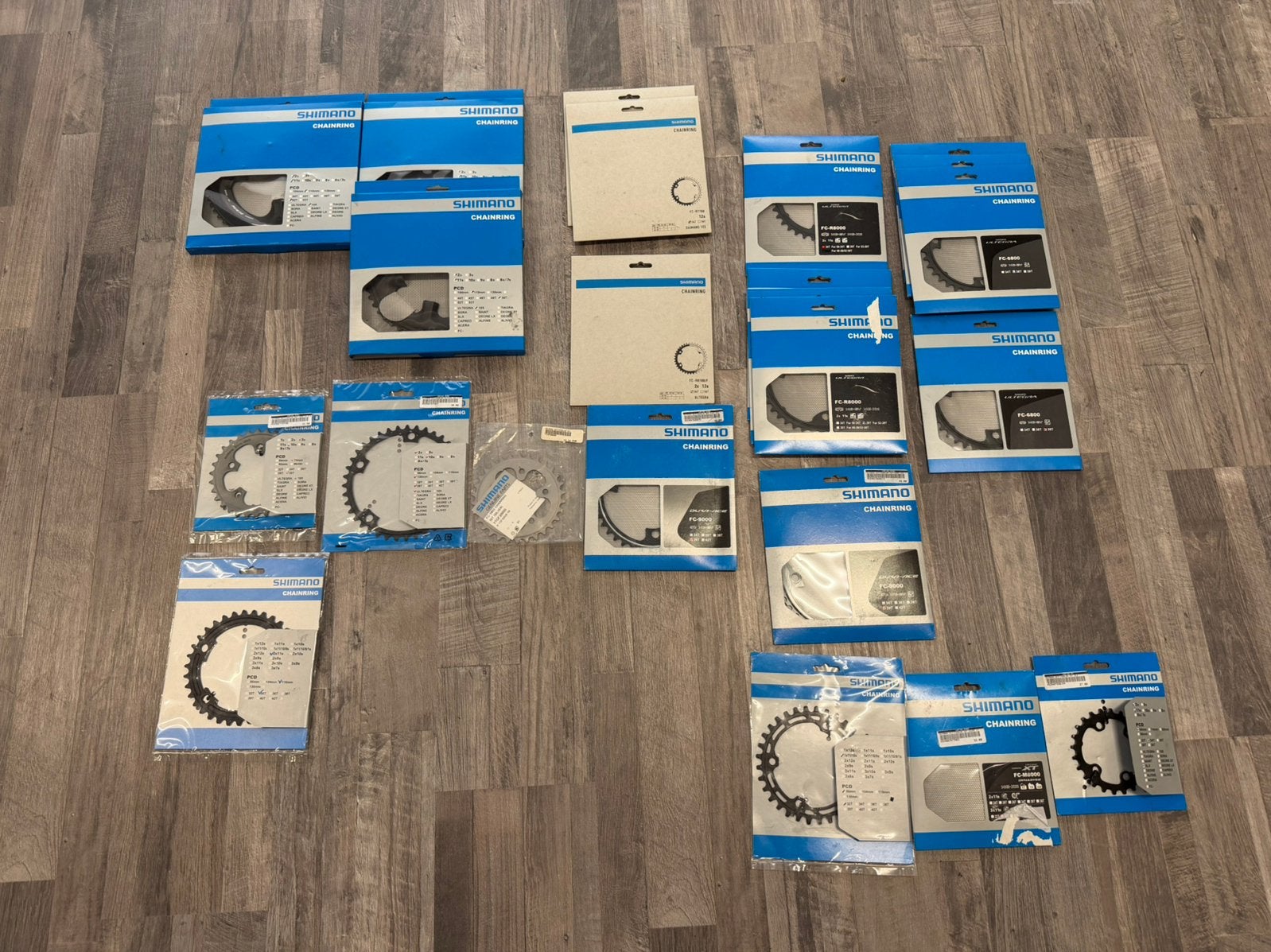 Partij Shimano Kettingbladen NIEUW, Ophalen of Verzenden, Nieuw, Crankstel of Pedalen