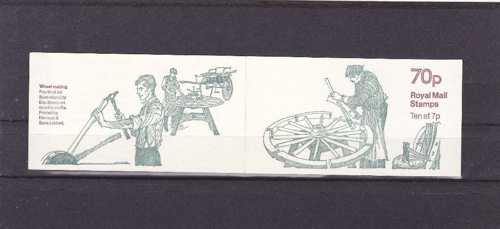 Engeland boekje booklet FD 5A Country Crafts nr.4 (363), Verzenden