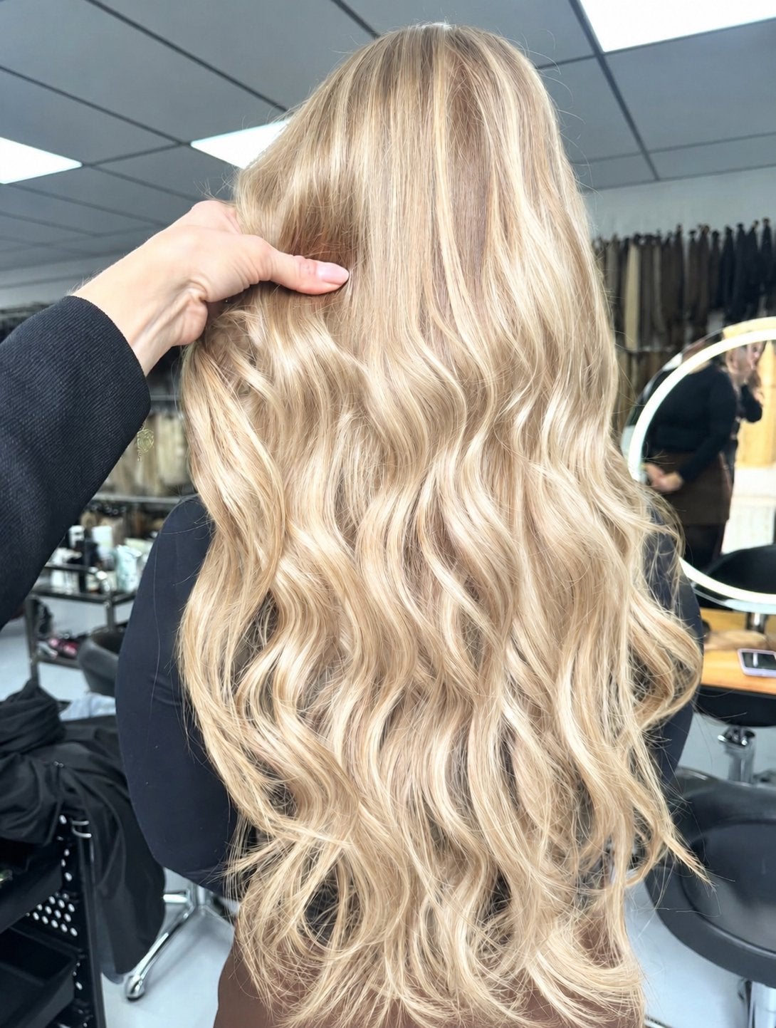 Genius Weft superdun Hairextensions haarverlenging30%korting, Ophalen of Verzenden, Nieuw, Pruik of Haarverlenging