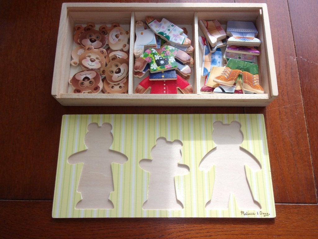 Houten BERENSPEELTJE van Melissa & Doug, NIEUW, Ophalen of Verzenden, Nieuw, Overige typen