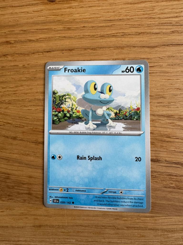 Froakie Pokémon Kaart 039/142 (XY Base Set), Ophalen of Verzenden, Zo goed als nieuw, Losse kaart