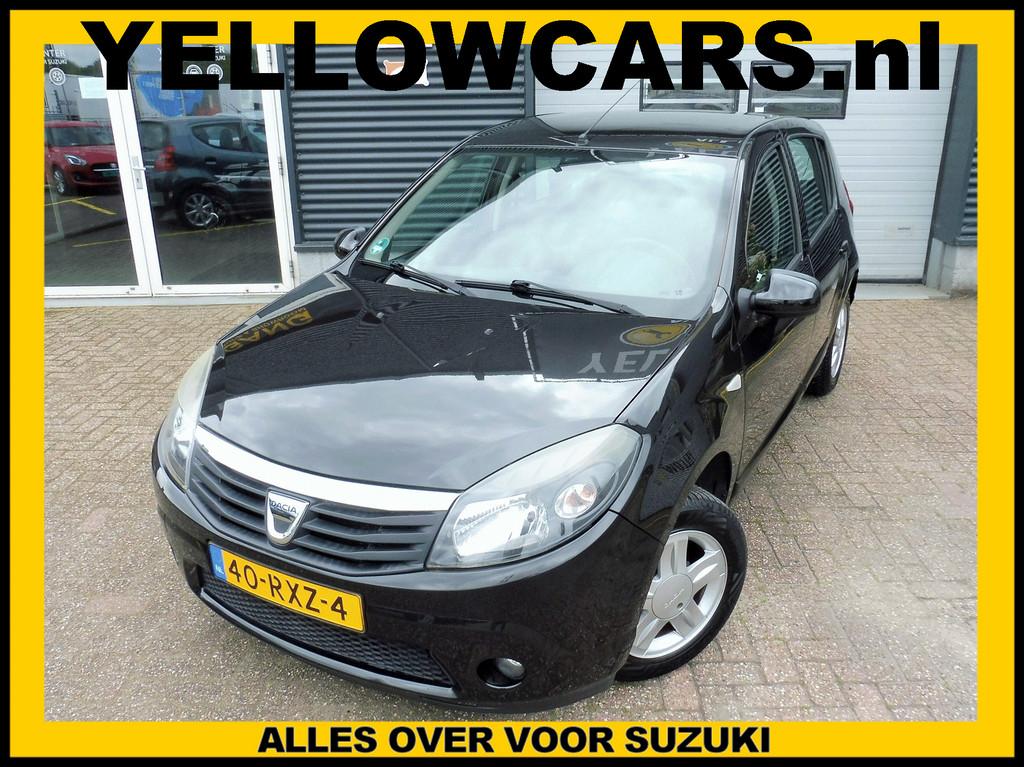 Dacia Sandero 1.2 Blackline Airco/Trekhaak, Voorwielaandrijving, Euro 5, Stof, Gebruikt