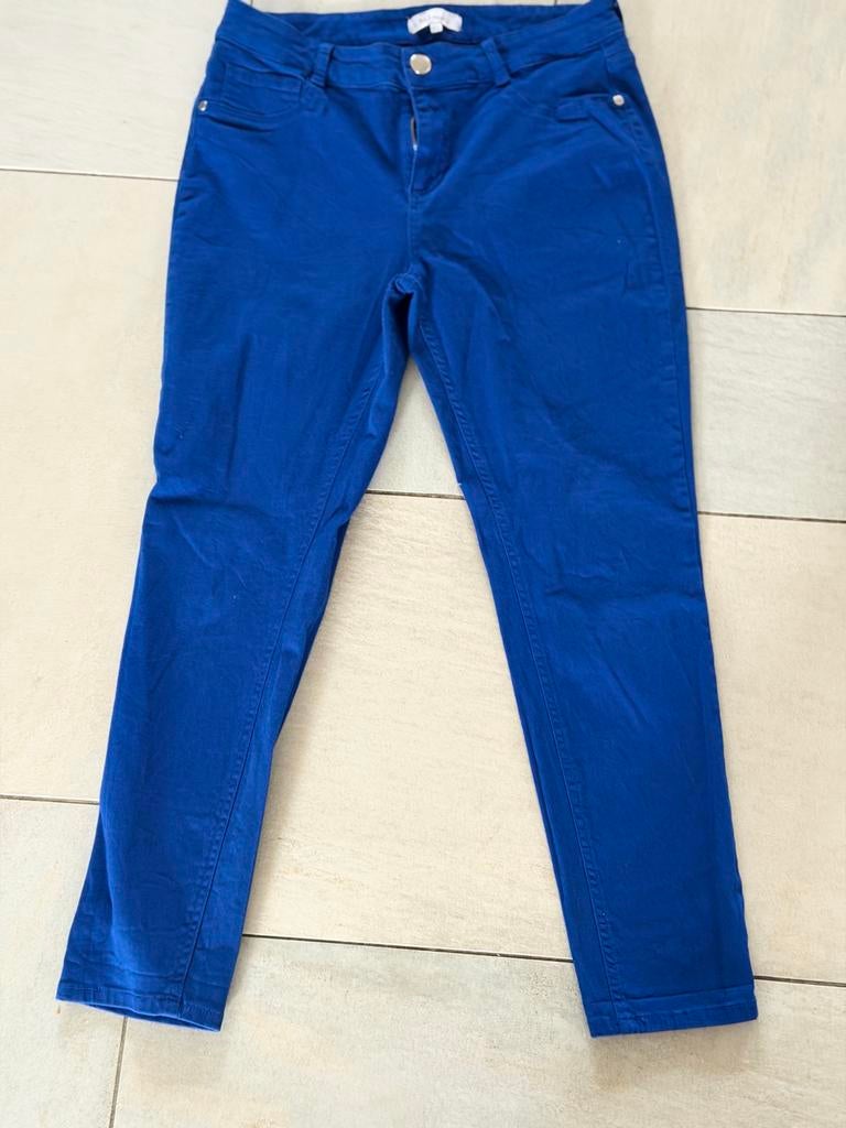 Blauwe broek van MSmode, maat 42, Blauw, Maat 42/44 (L), Ophalen of Verzenden, Lang