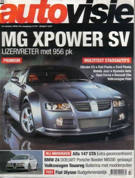 Autovisie 22 2002 : Alfa Romeo 147 GTA - Ford Focus RS - BMW, Ophalen of Verzenden, Gelezen, Algemeen