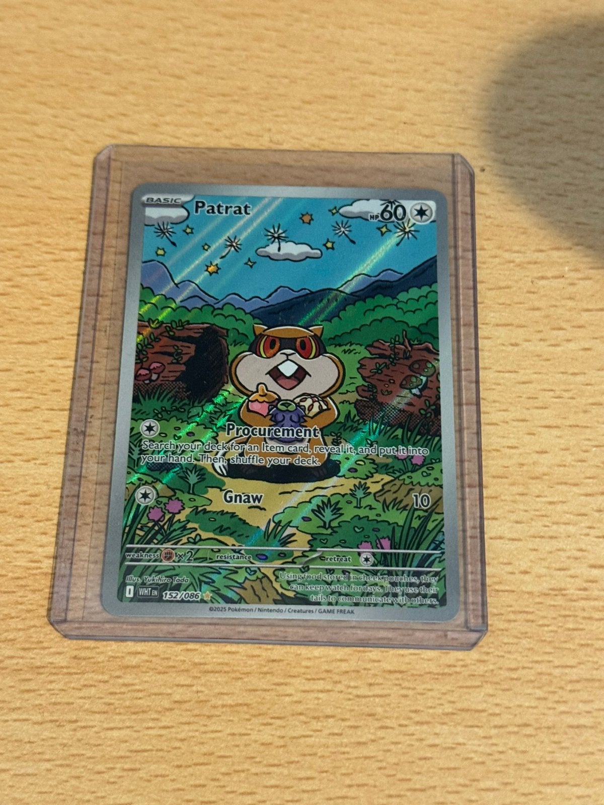 Pokémon Patrat Illustration Rare 152/086 White Flare Engels, Ophalen of Verzenden, Nieuw