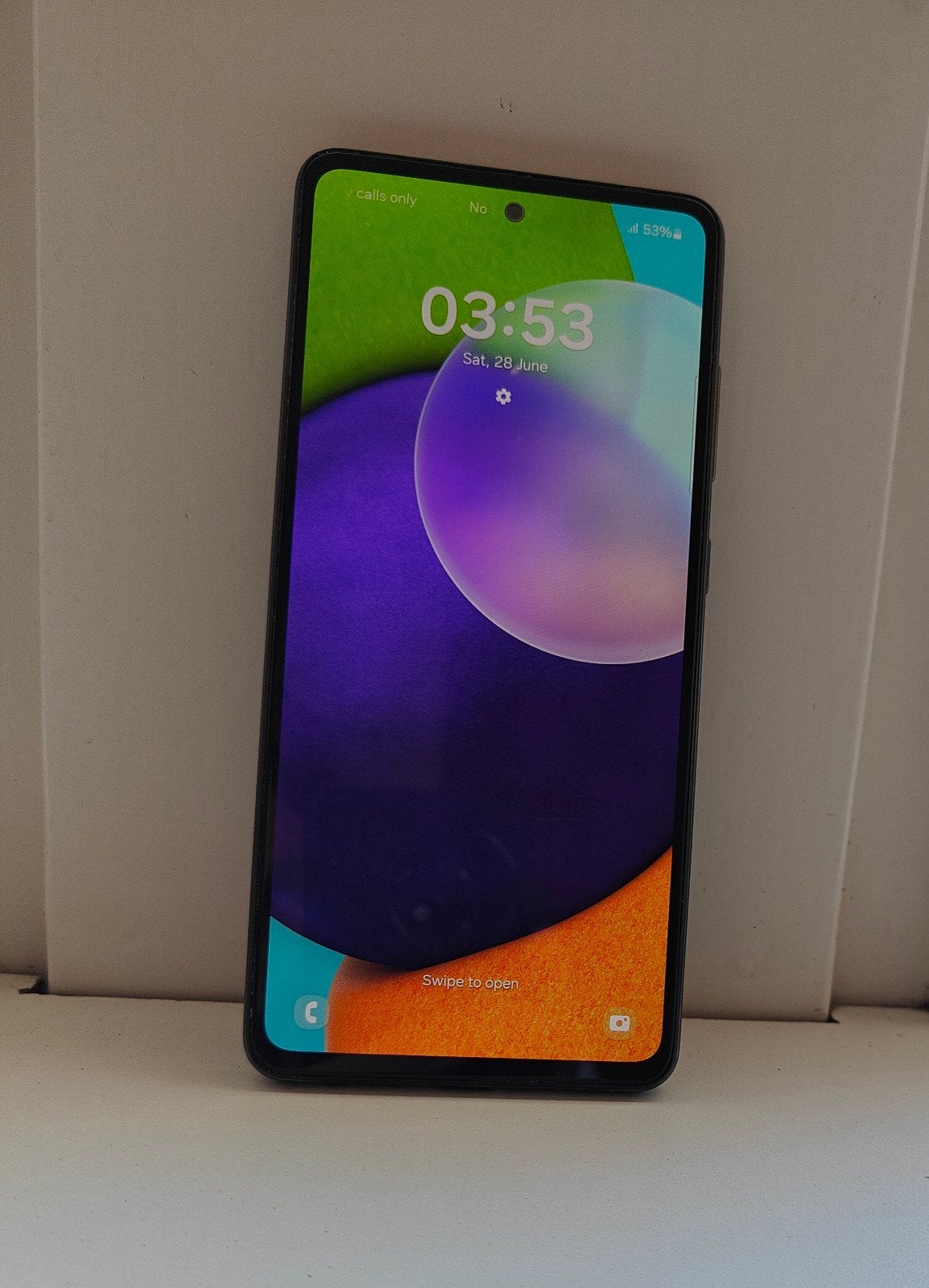 Samsung Galaxy A52 4G 128GB, Ophalen, Gebruikt, Zwart, Touchscreen