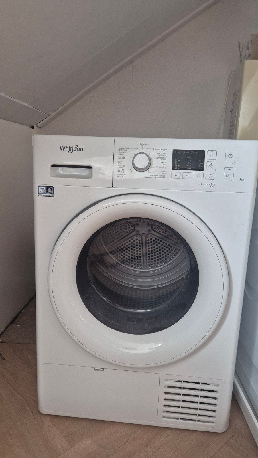 Droger, Witgoed en Apparatuur, Wasdrogers, Ophalen, Gebruikt, 85 tot 90 cm