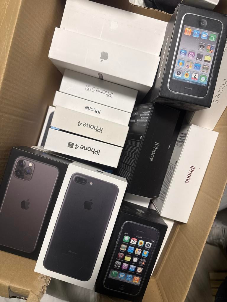 Diverse Apple iPhones doosjes - Verschillende modellen, Telecommunicatie, Mobiele telefoons | Apple iPhone, Gebruikt, Overige modellen