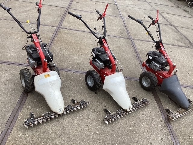 Zeer nette twee wielige tractor met maaibalk Eurosystems P55, Ophalen, Benzine, Zo goed als nieuw, 50 cm of meer
