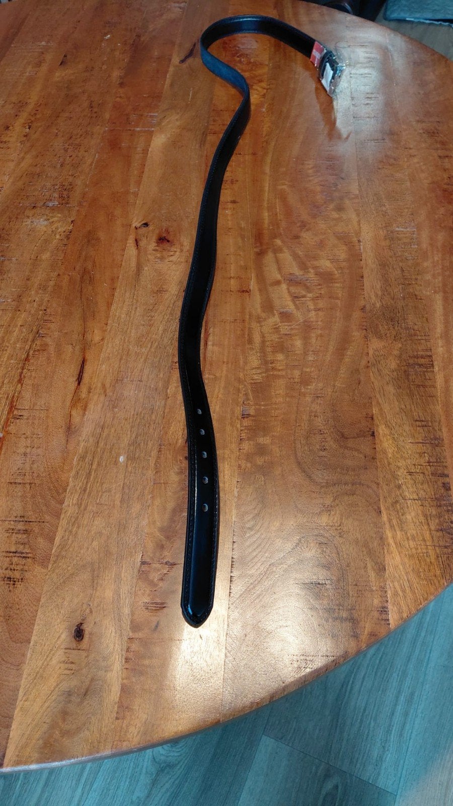 Zwarte broekriem - 130 cm, Zwart, Nieuw, Heupriem, Ophalen of Verzenden