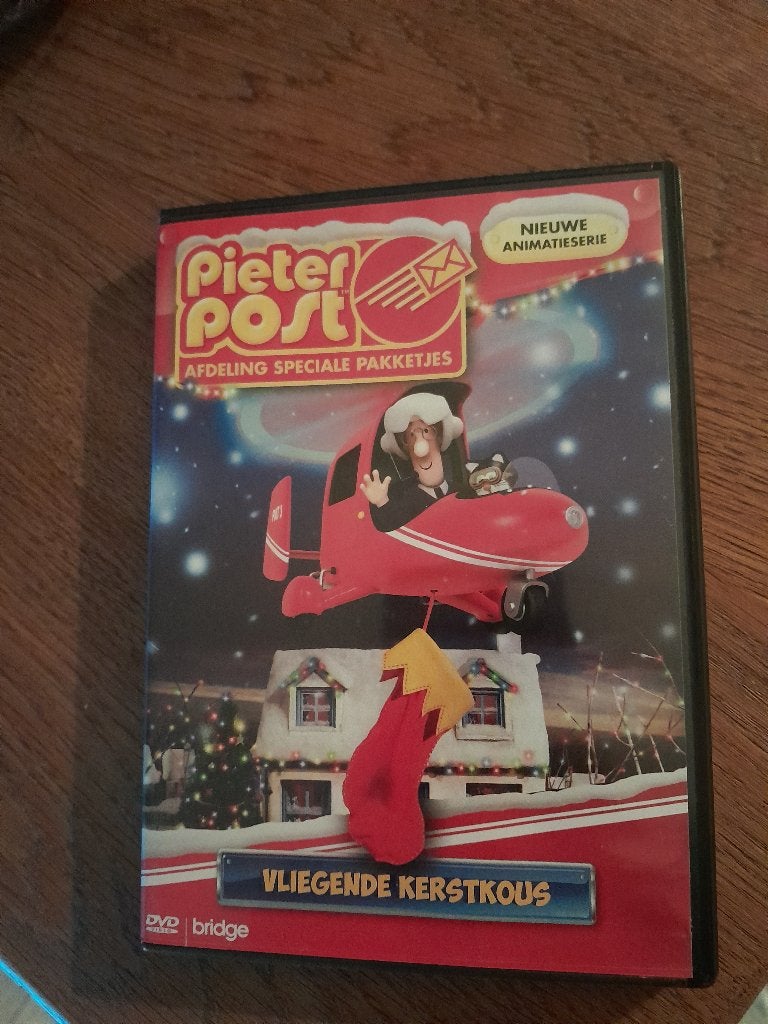 ~ DVD Pieter Post Vliegende Kerstkous, Alle leeftijden, Ophalen of Verzenden, Gebruikt