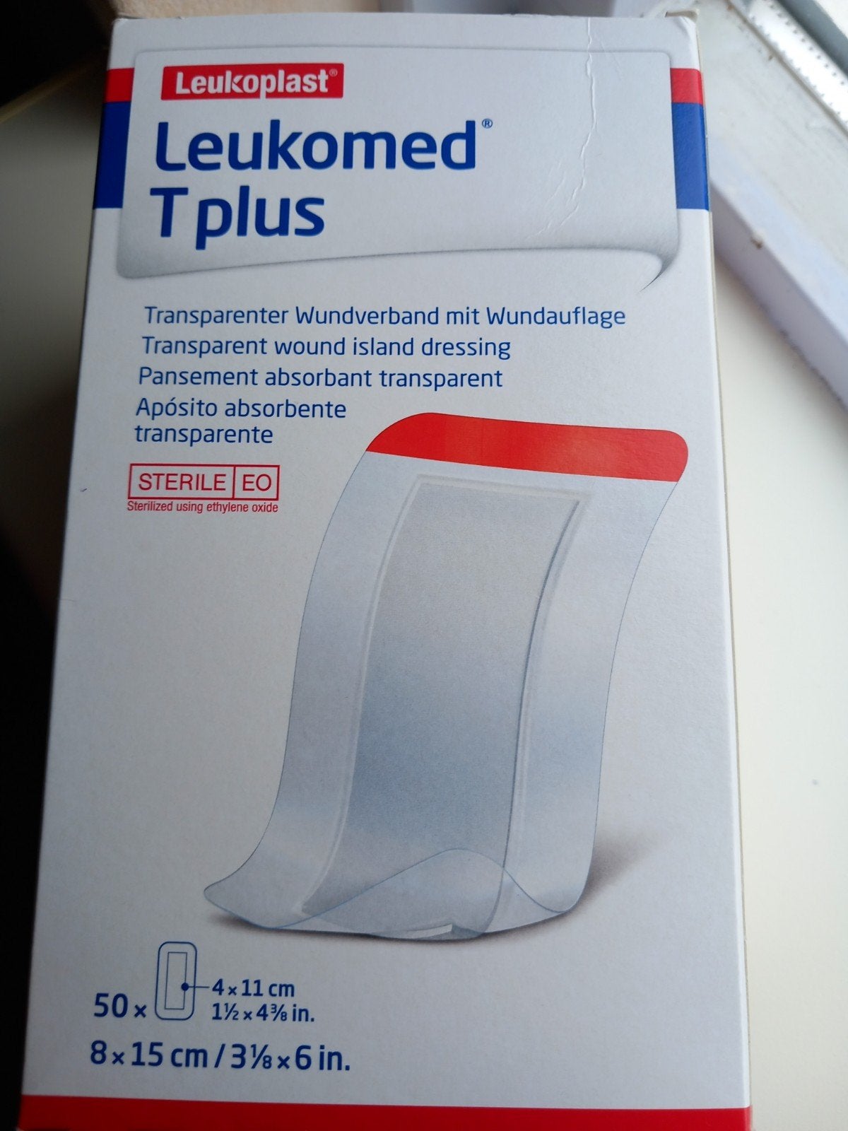 Leukoplast,leukomed T plus eilandpleisters.Waterproof.8x15cm, Ophalen of Verzenden, Nieuw