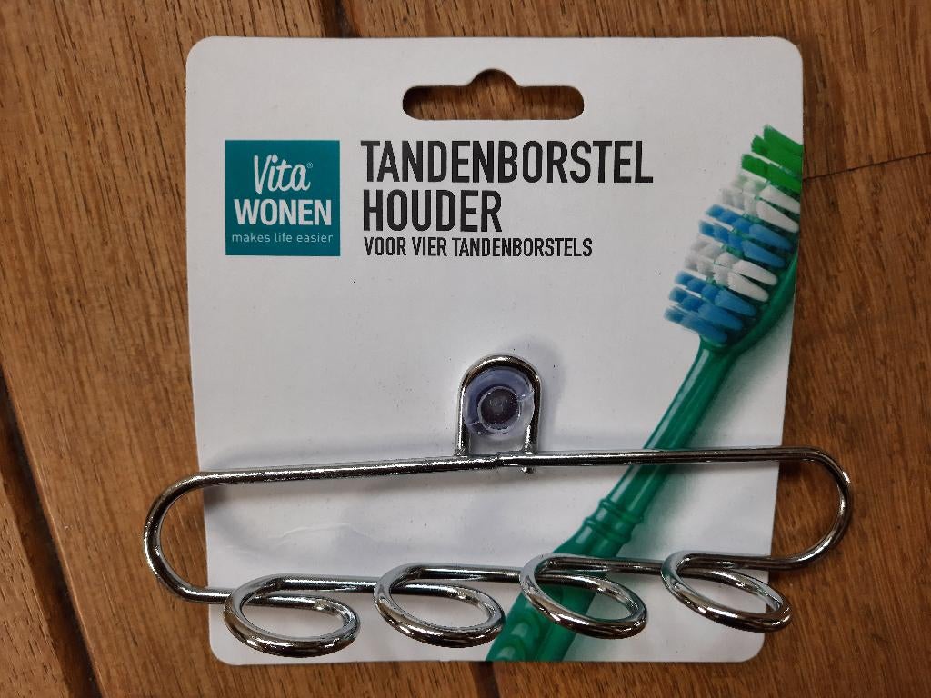 VITA WONEN Tandenborstelhouder met zuignap - nieuw -, Ophalen of Verzenden, Nieuw