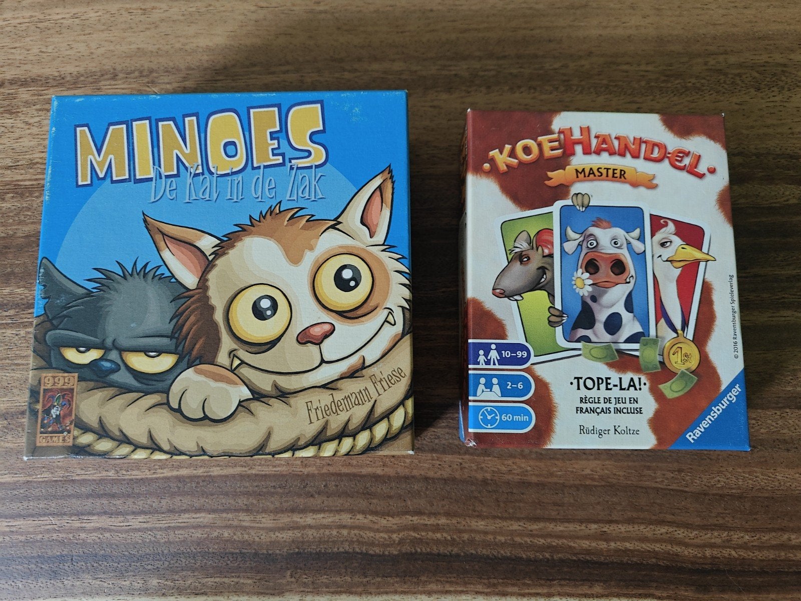 Gratis De Kat in de Zak & Koehandel Master, Vijf spelers of meer, Ophalen, Zo goed als nieuw, 999 Games, Ravensburger