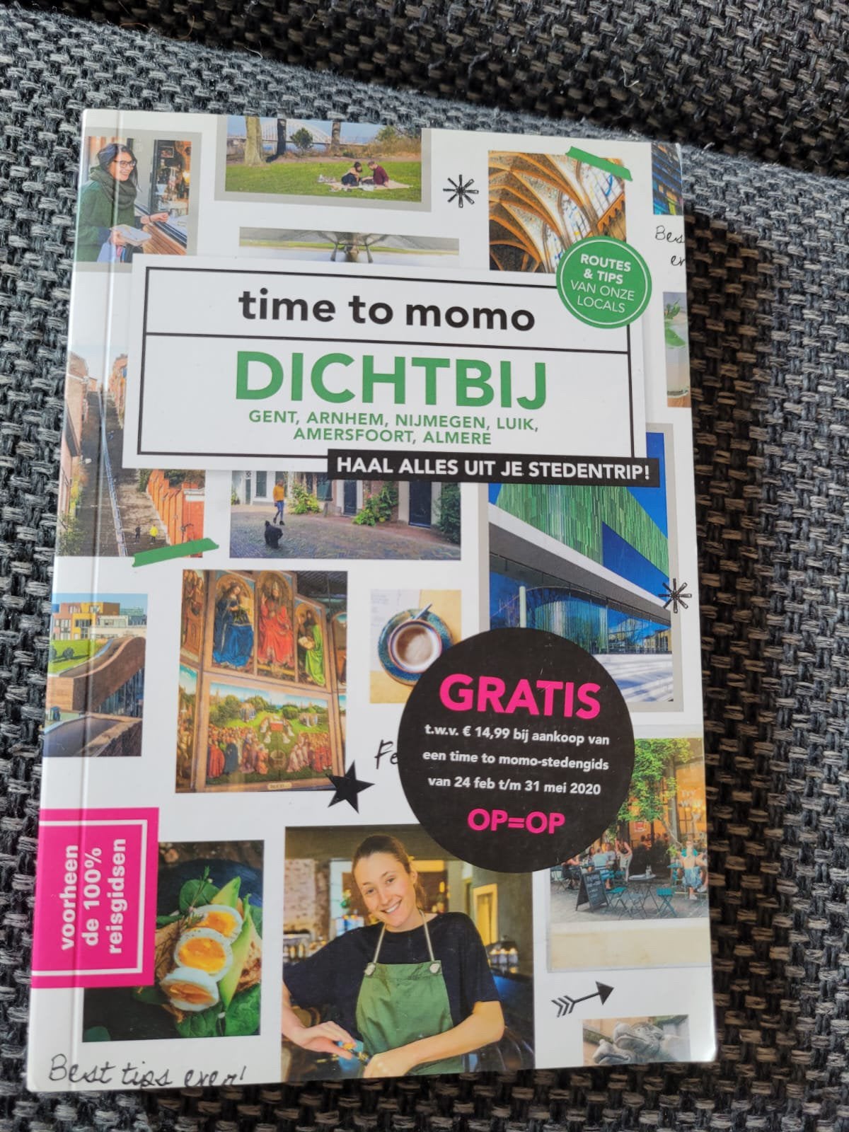 Time to momo gent, arnhem, nijmegen, luik, amersfoort, almer, Ophalen of Verzenden, Reisgids of -boek, Benelux, Gelezen