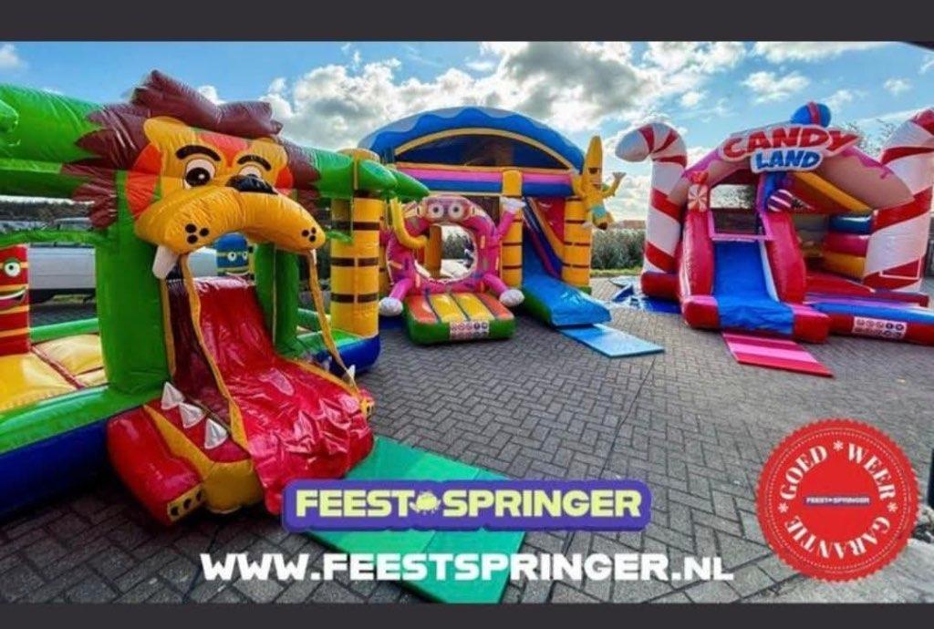 Springkussen te huur, Ophalen of Verzenden, Nieuw, Overige