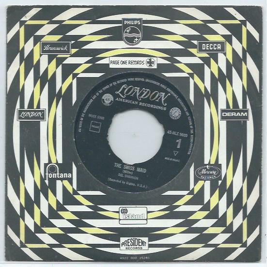 Del Shannon- The Swiss Maid, Gebruikt, Verzenden, 7 inch, Fotohoes
