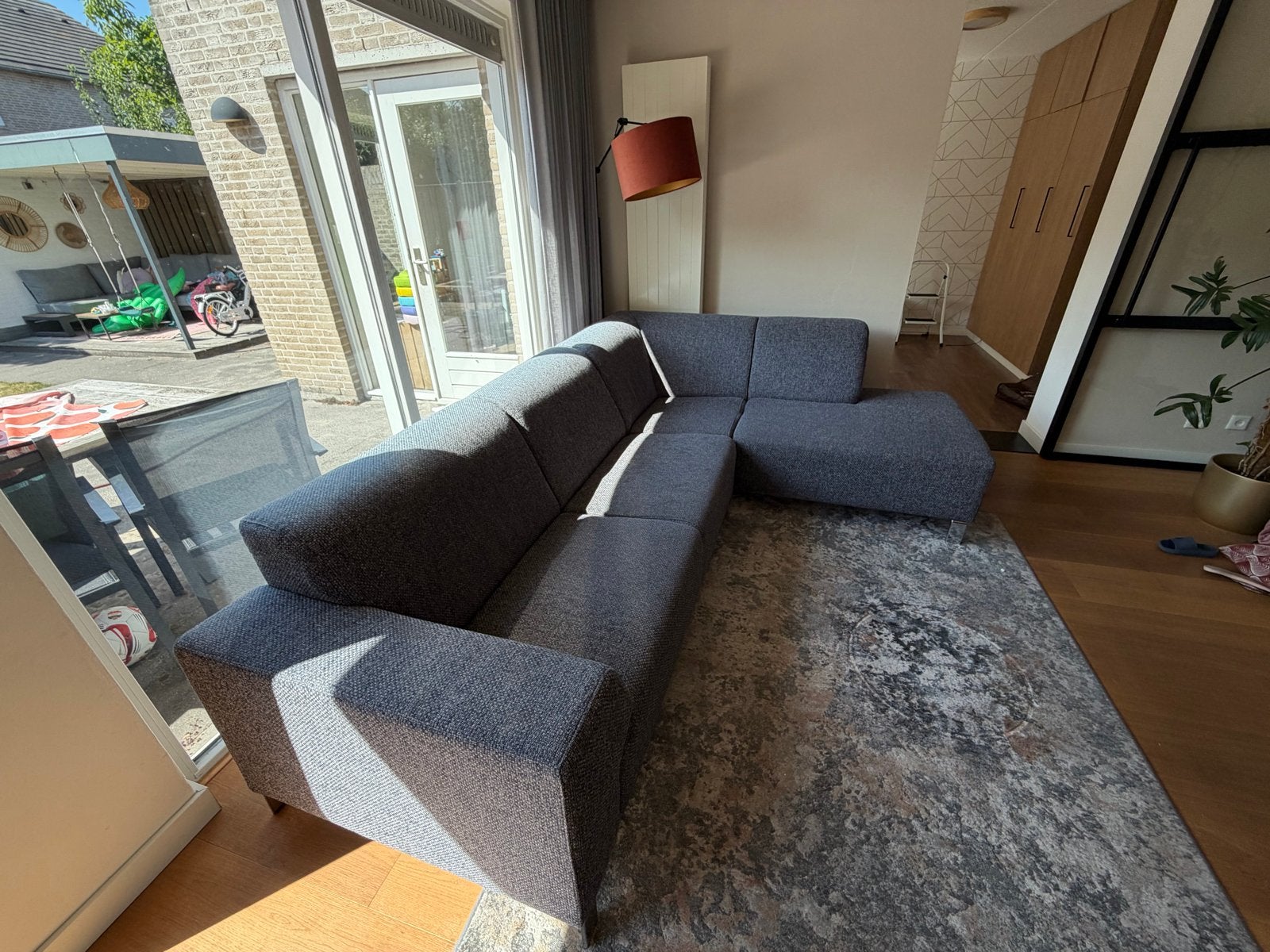 Hoekbank Gosens Wonen en Slapen - Rechterhoek, Ophalen, 250 tot 300 cm, Gebruikt, Hoekbank