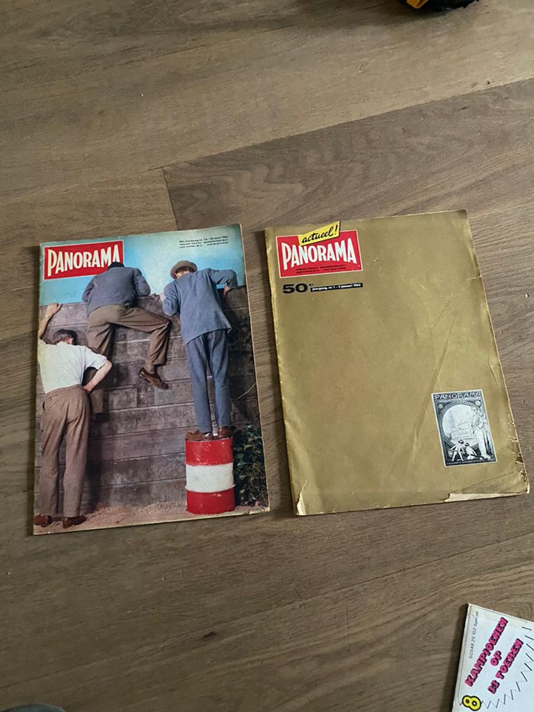 Oude panorama tijdschrift 1963 jaren 60 partij, Verzamelen, Ophalen of Verzenden, 1960 tot 1980, Tijdschrift