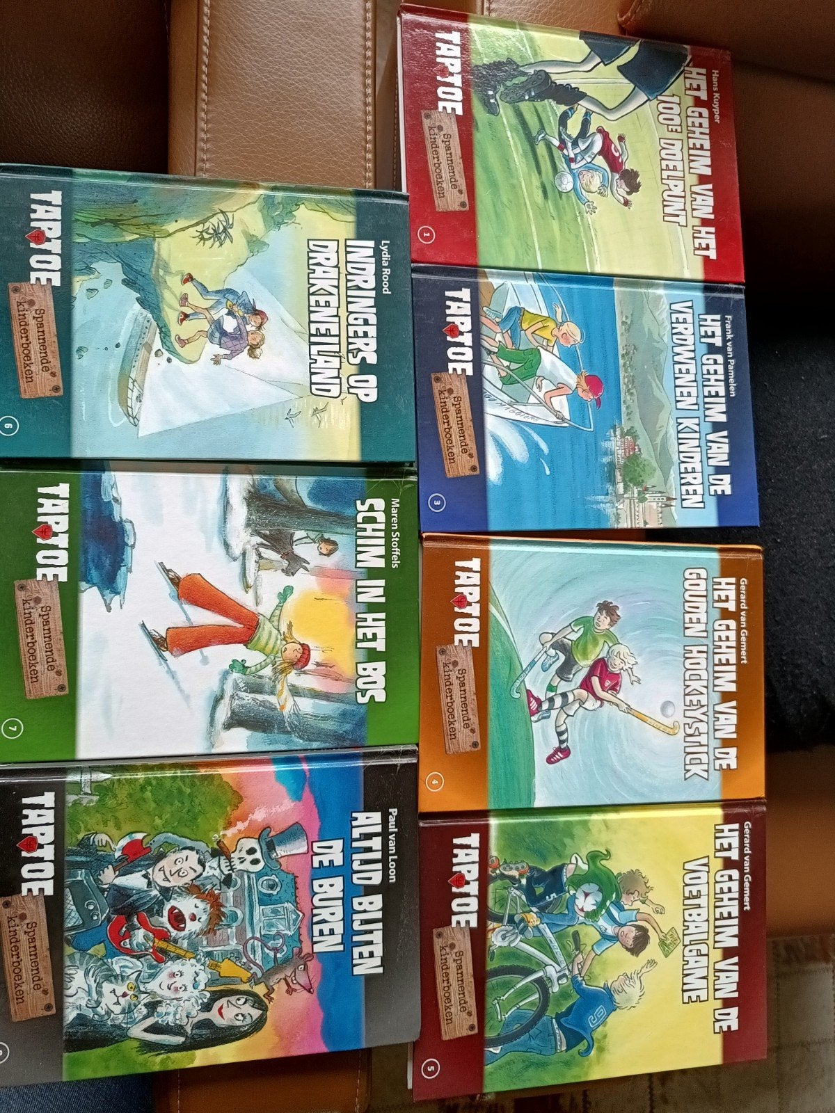 7 spannende kinderboeken Taptoe, Fictie algemeen, Ophalen of Verzenden, Zo goed als nieuw, Hans Kuyper