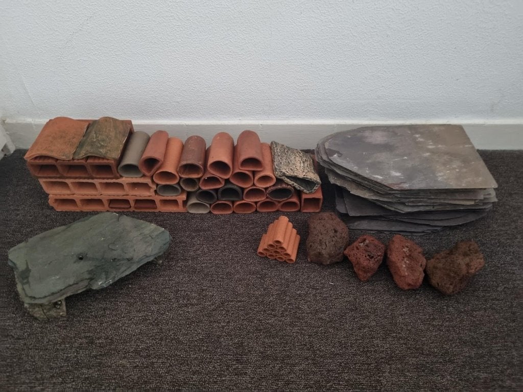 Legholen + leisteen plaatjes, Ophalen of Verzenden, Zo goed als nieuw
