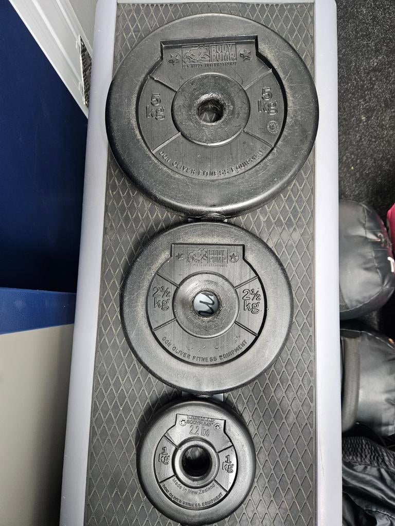 Les Mills Body Pump Halterschijven - Gebruikt, Ophalen of Verzenden, Gebruikt, Halterschijven