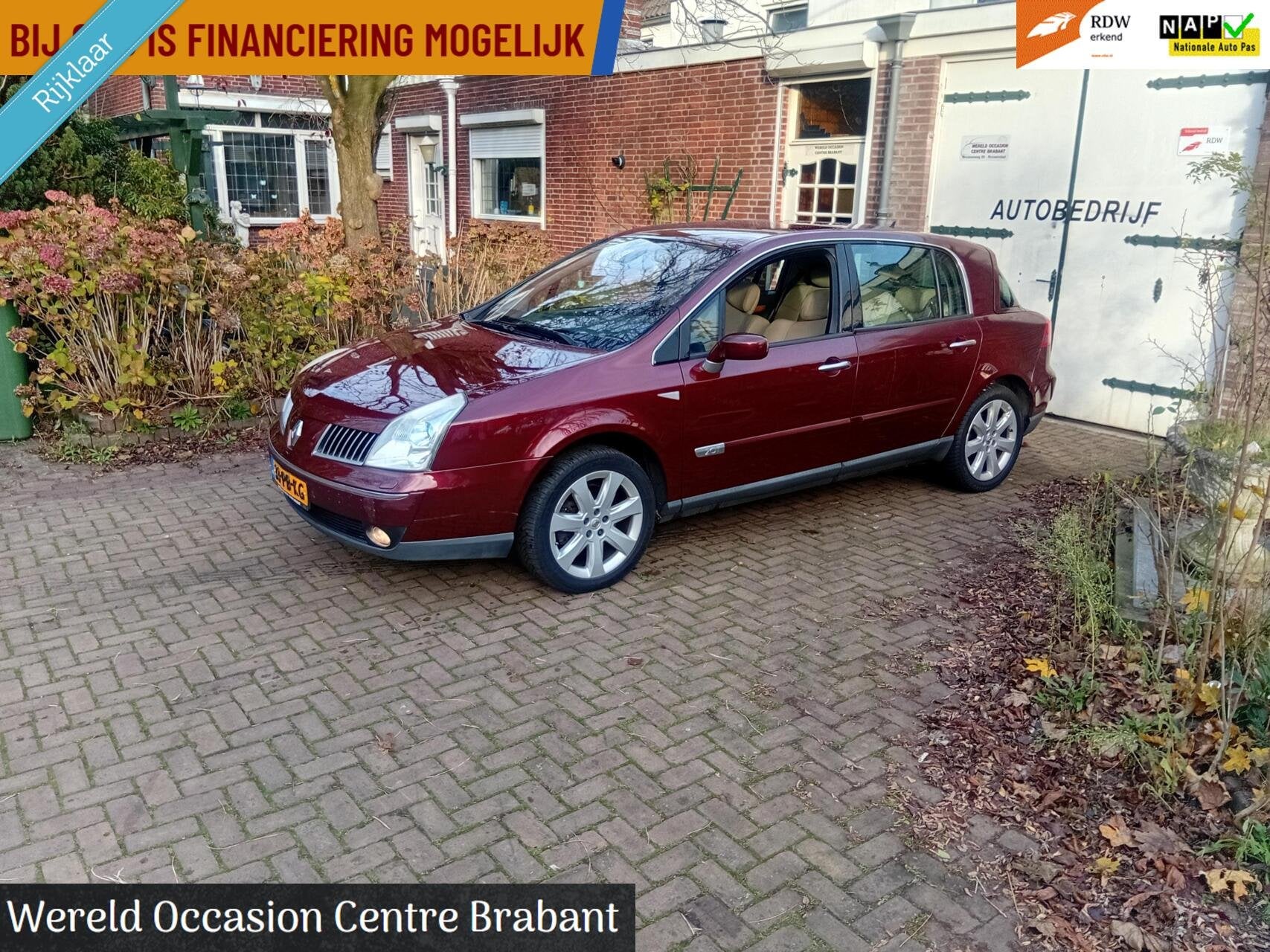 Renault Vel Satis 2.0 16V Turbo automaat Privilége apk 04 2, Auto's, Renault, 1998 cc, Gebruikt, 4 cilinders, 163 pk