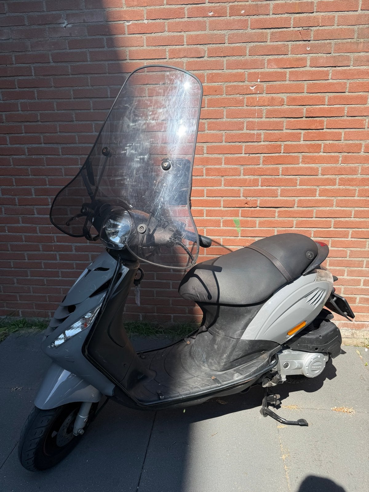 Piaggio Zip SP2024 blauwe kenteken vespa zip piaggio sprint, Ophalen, Gebruikt, Piaggio