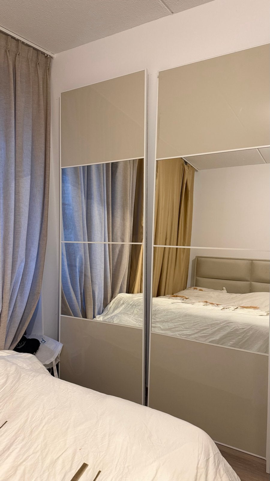 150x236 Ikea Pax Schuifdeur Beige - Zo goed als nieuw, Ophalen, 200 cm of meer, 50 tot 100 cm, Zo goed als nieuw