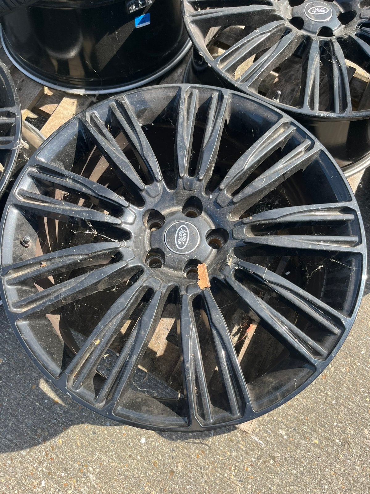 Range rover sport velgen met nieuwe banden, Gebruikt, 275 mm, Overige maten, Ophalen of Verzenden