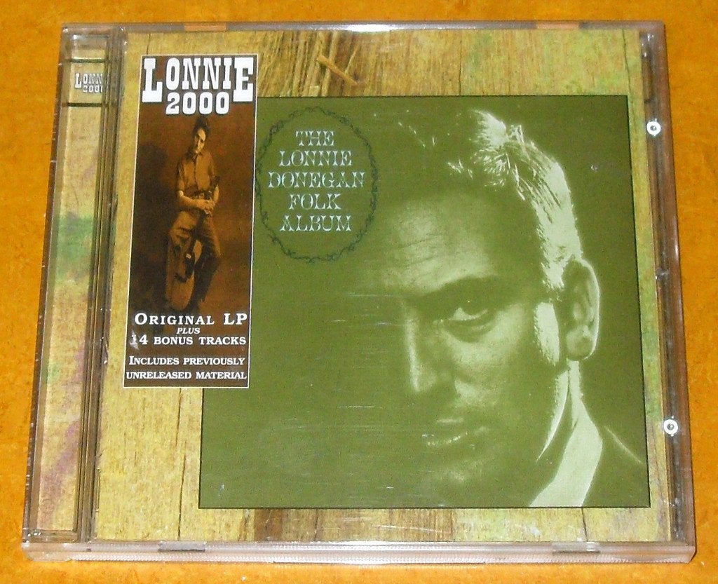 Lonnie Donegan - The Folk Album ... Plus CD. 14 bonus tracks, Ophalen of Verzenden, Folk, Album, Gebruikt