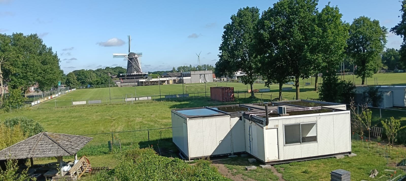 Woonunit 90m2. Met houtkachel en airco (gasloos), Ophalen