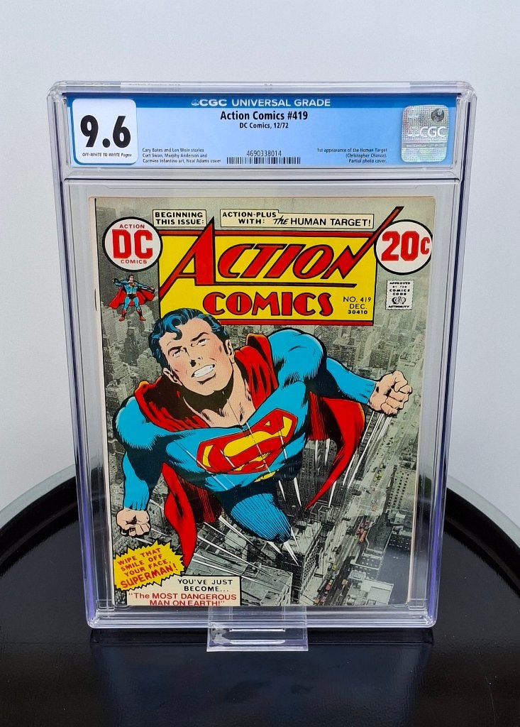 Action Comics #419 (1972) CGC 9.6, Boeken, Eén comic, Amerika, Cary Bates, Nieuw