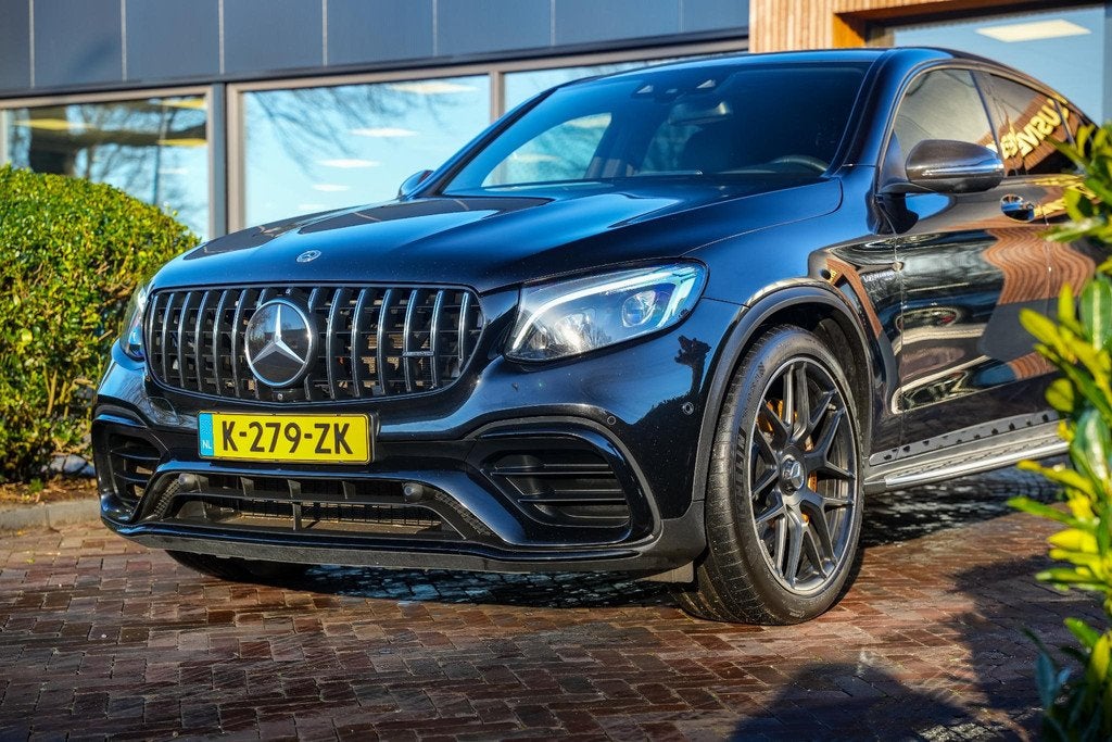 Mercedes-Benz GLC-klasse Coupé AMG 63 S 4MATIC+ Panoramadak, Auto's, Mercedes-Benz, Automaat, Gebruikt, 510 pk, Leder