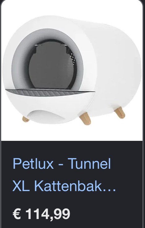 Kattebak te koop geurloos, Ophalen of Verzenden, Zo goed als nieuw