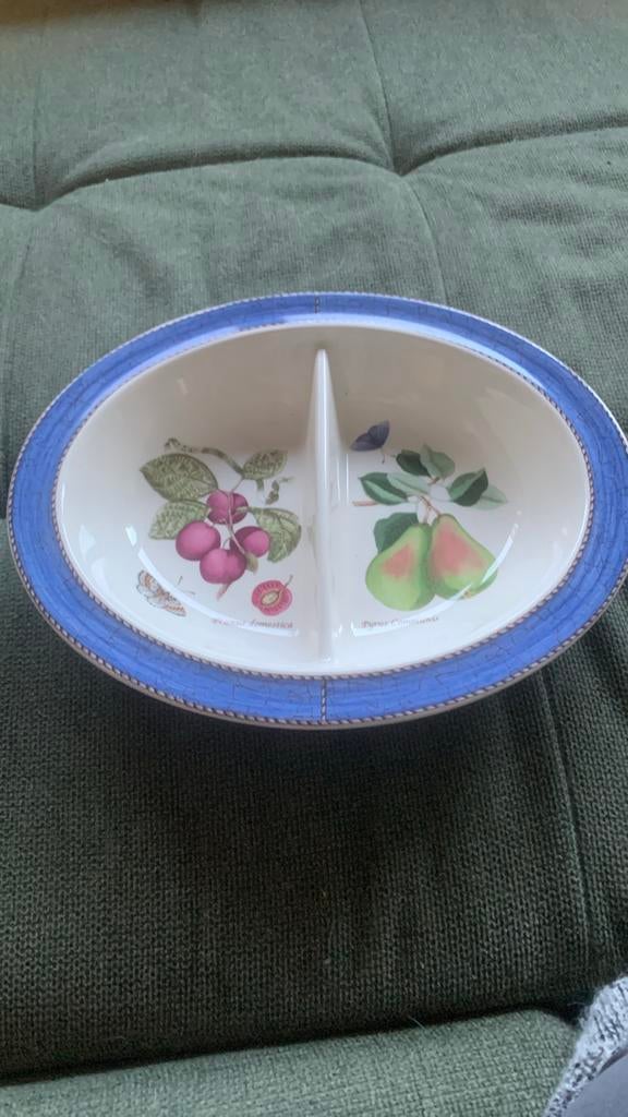 Wedgwood Sarah's Garden Schaal+ Melkkannetje, Gebruikt, Overige typen, Ophalen of Verzenden, Wedgwood
