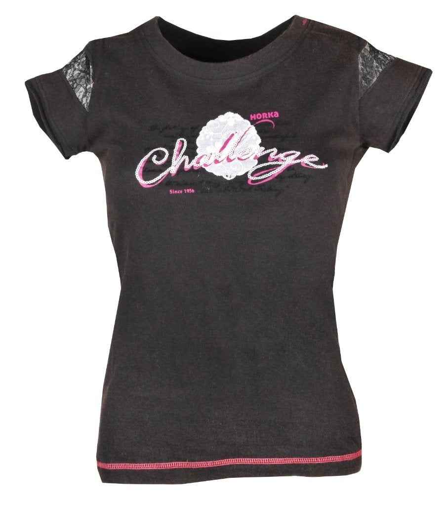 Caviar, zwart Horka Lima T-shirt maat XS en M, Dieren en Toebehoren, Dames, Sierdetails, XS, Nieuw