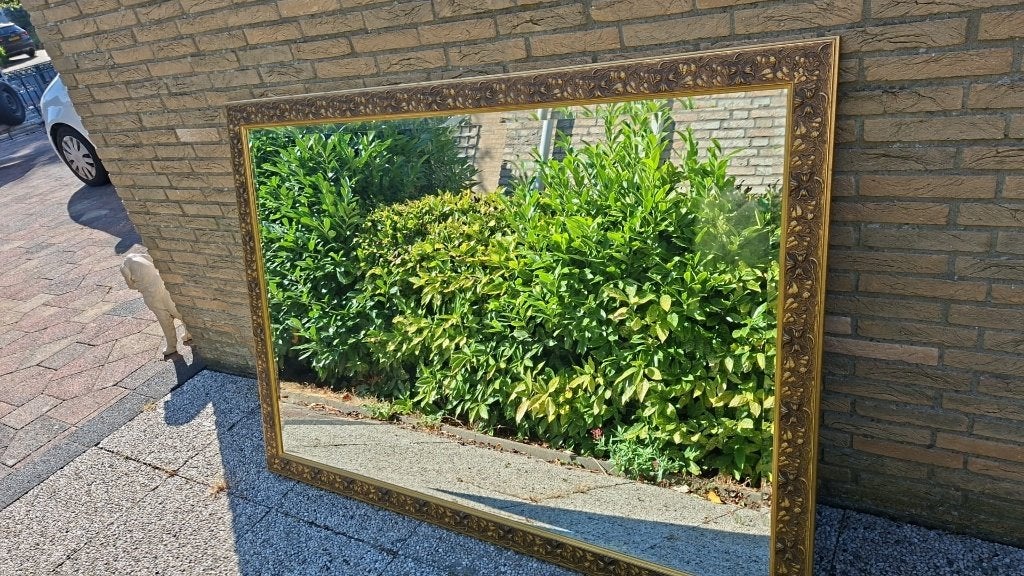 Mooie grote spiegel, Huis en Inrichting, Ophalen, 100 tot 150 cm, 125 cm of meer, Zo goed als nieuw