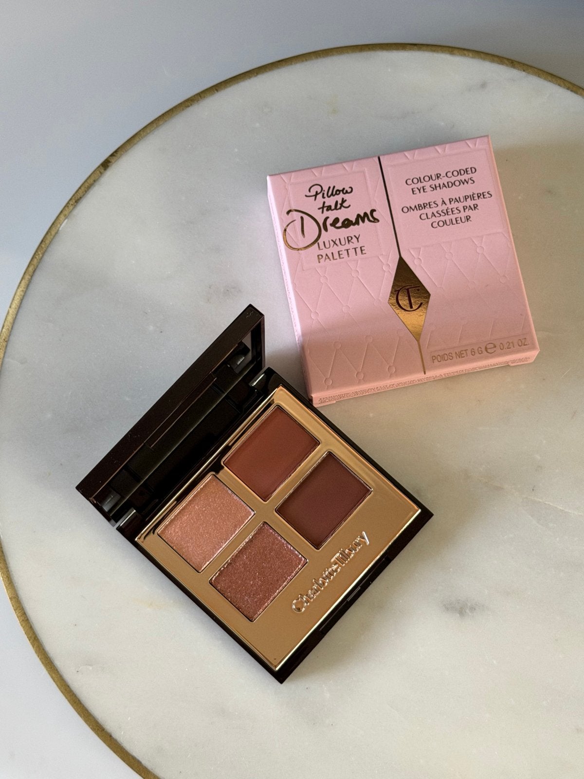 Nieuw Charlotte Tilbury oogschaduw Pillow Talk Dreams, Sieraden, Tassen en Uiterlijk, Uiterlijk | Cosmetica en Make-up, Verzenden