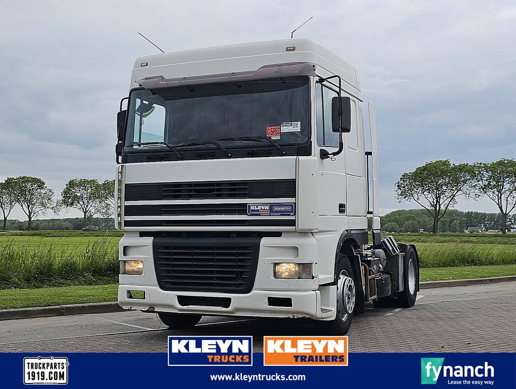 DAF XF 95.380 spacecab euro 2, Auto's, Euro 2, Wit, Standkachel, Bedrijf