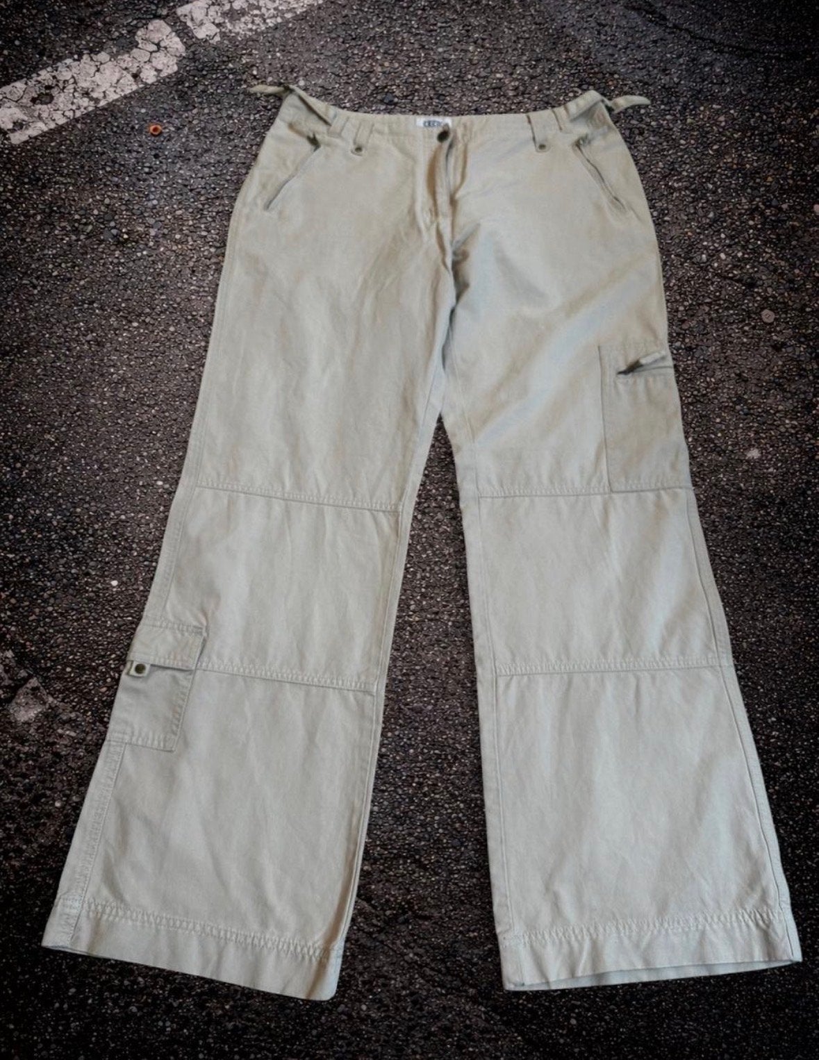 Cecil Jade Wide Leg Cargo Broek Beige 33x32, Beige, Maat 42/44 (L), Ophalen of Verzenden, Lang
