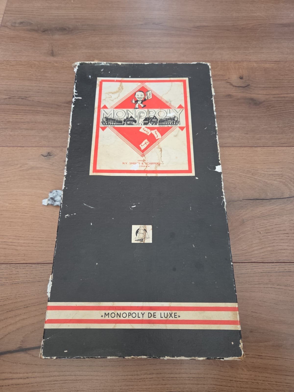 Oude Monopoly de Luxe - Klassiek Bordspel, Hobby en Vrije tijd, Vijf spelers of meer, Ophalen of Verzenden, Gebruikt, N.V. Smeets & Schippers