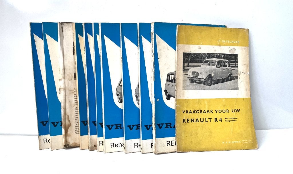 Olyslager vraagbaak – 11x – Renault - Prijs voor alles samen, Boeken, Auto's | Boeken, Verzenden, Gelezen, Renault