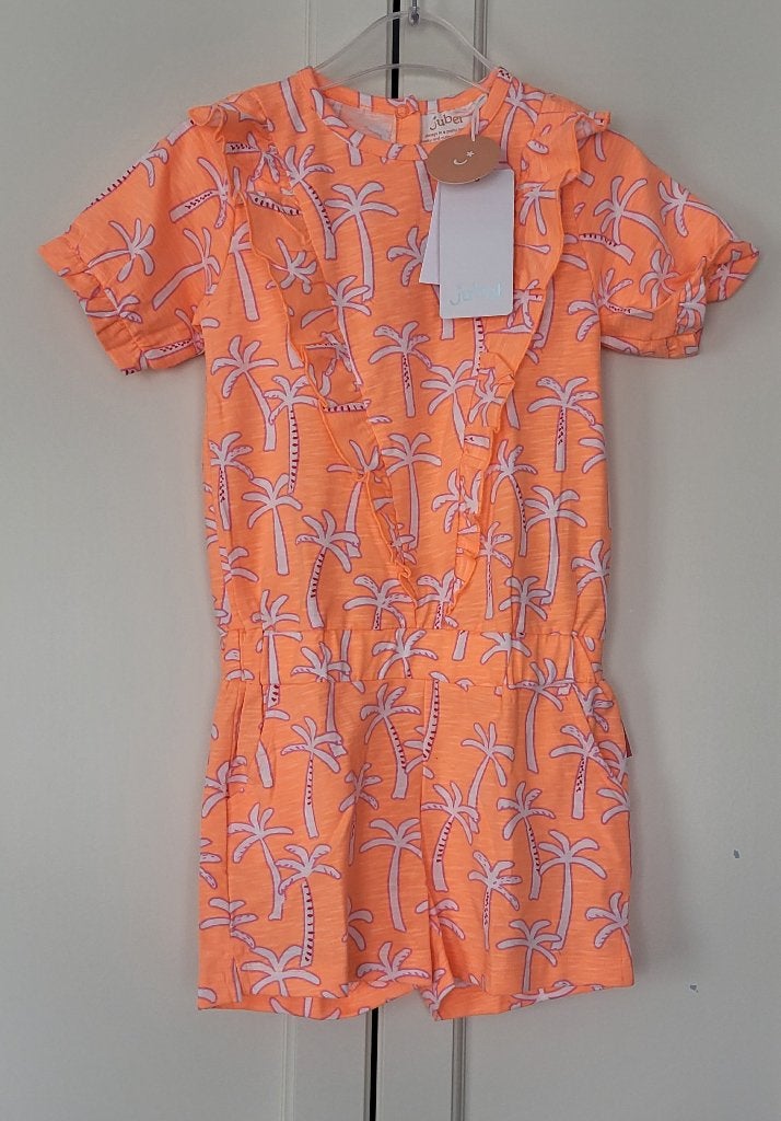 Nieuw! Jubel jumpsuit, neon oranje, maat 110, Overige typen, Meisje, Nieuw, Ophalen of Verzenden