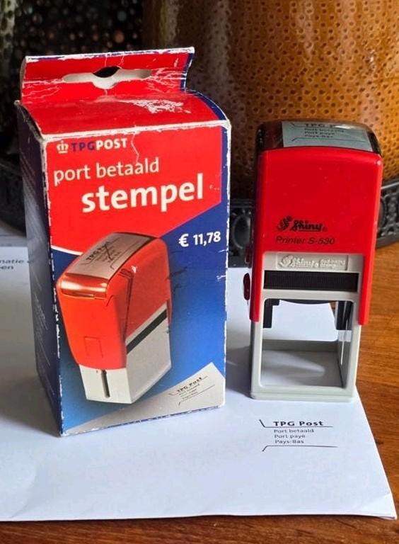 TPG Post port betaald stempel, verzamelen!, Ophalen of Verzenden, Nieuw, Gebruiksvoorwerp