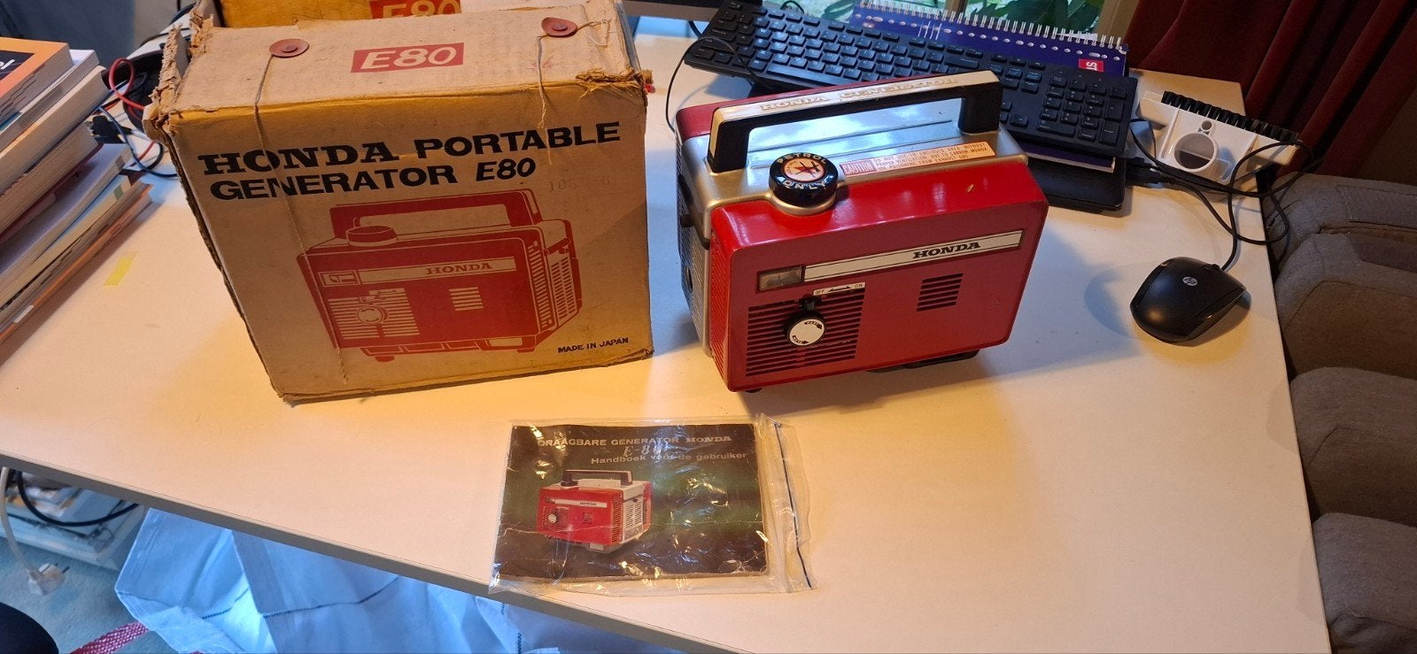 Vintage Honda E80 Generator 1e eigenaar, Ophalen of Verzenden