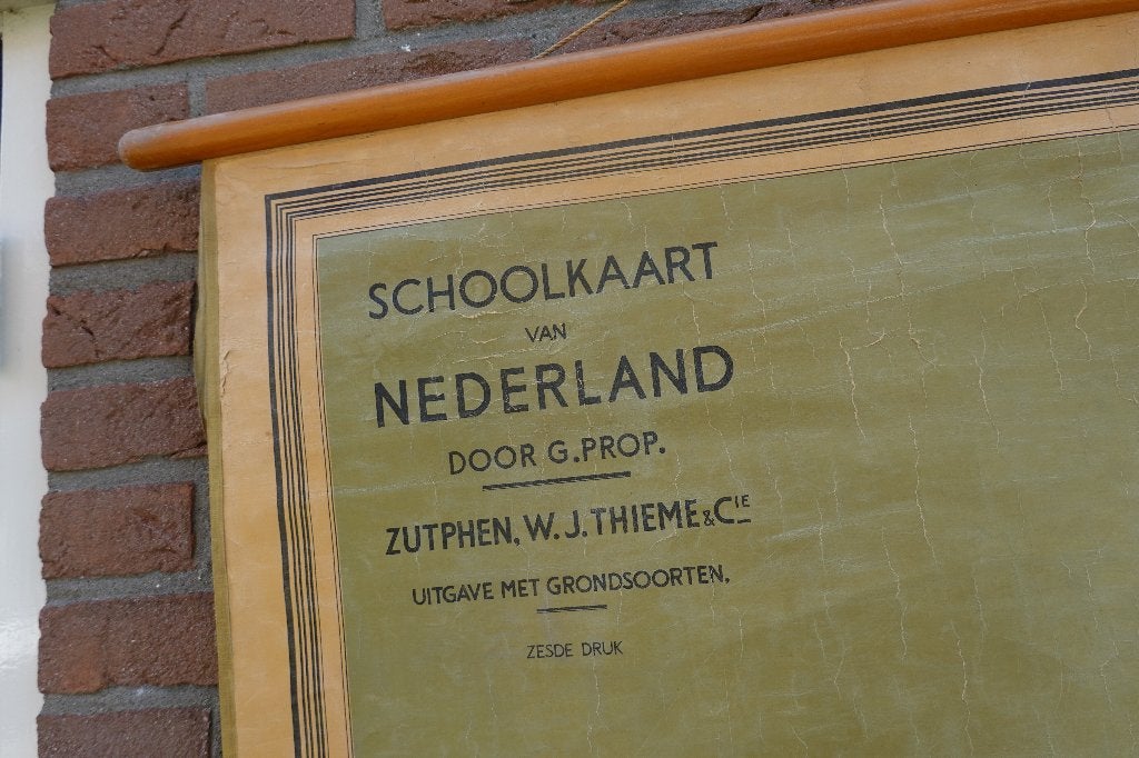 Rolkaart van Nederland door G. Prop, Boeken, G. Prop, Landkaart, 1800 tot 2000, Nederland