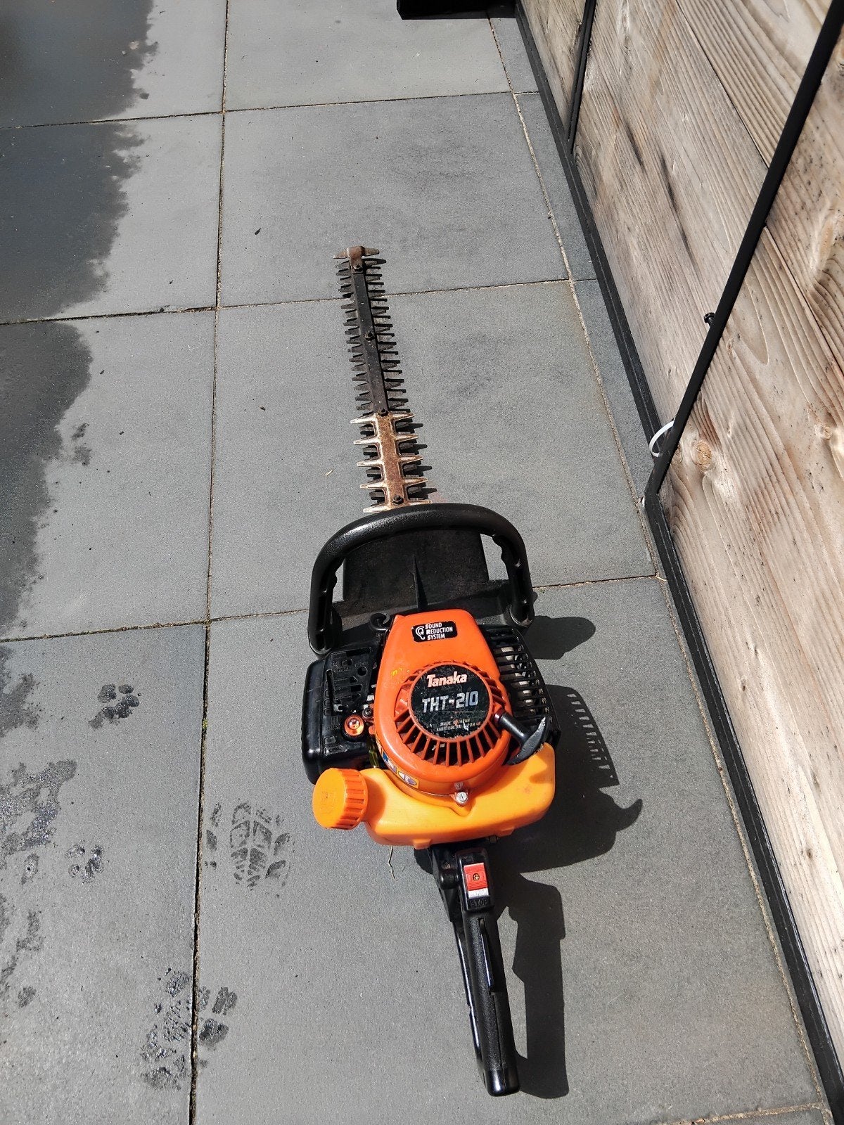 Tanaka motorheggenschaar opknapper, Tuin en Terras, Heggenscharen, Ophalen, Gebruikt, Benzine