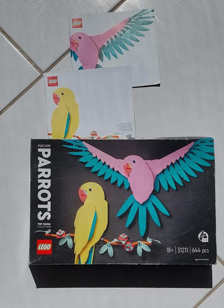 Lego Fauna Collection, Parrots, # 31211, 644 pcs, Gebruikt, Overige thema's, Ophalen of Verzenden, Complete set